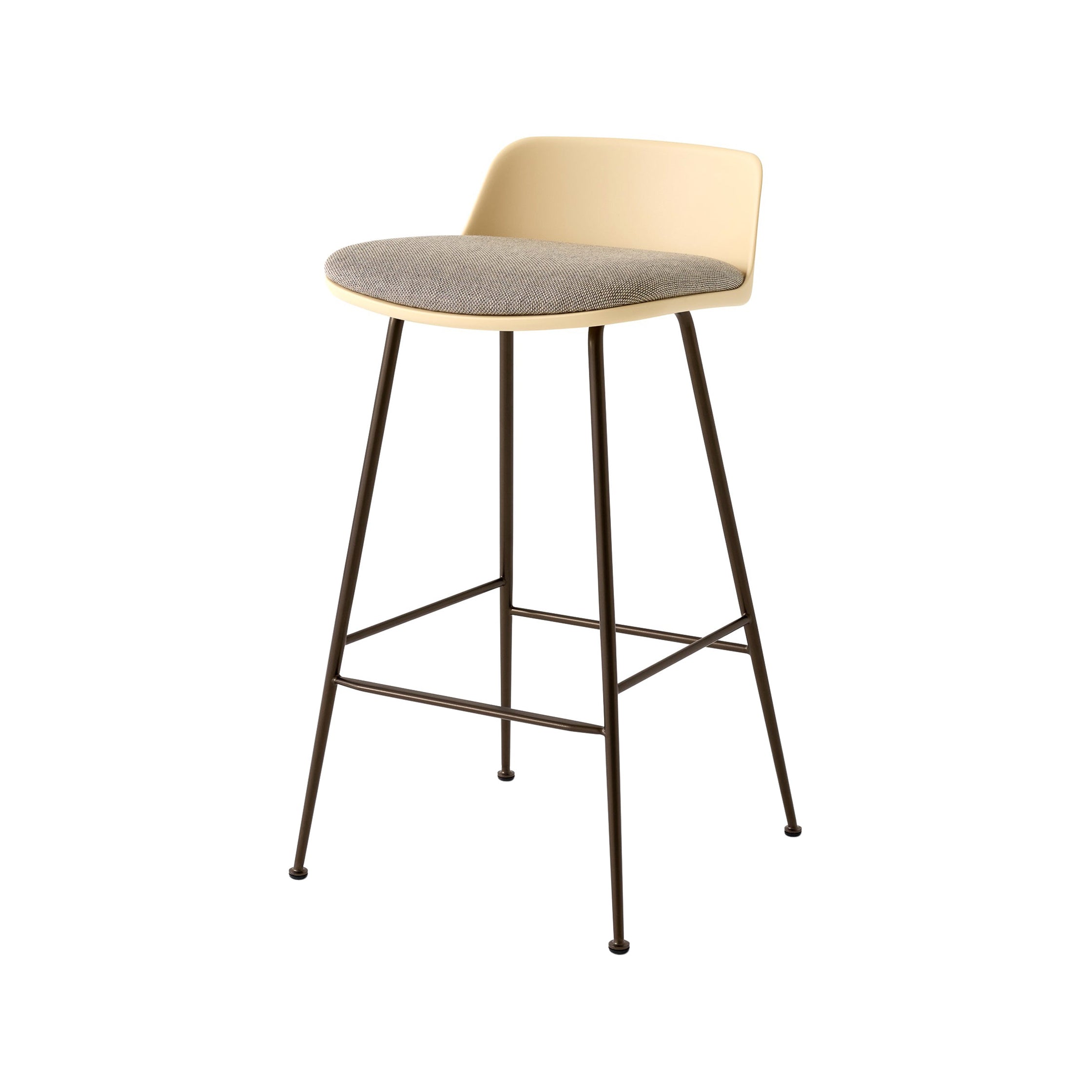 Rely Counter Stool: HW82 + Beige Sand + Bronzed
