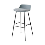 Rely Bar Stool: HW87 + Light Blue + Black