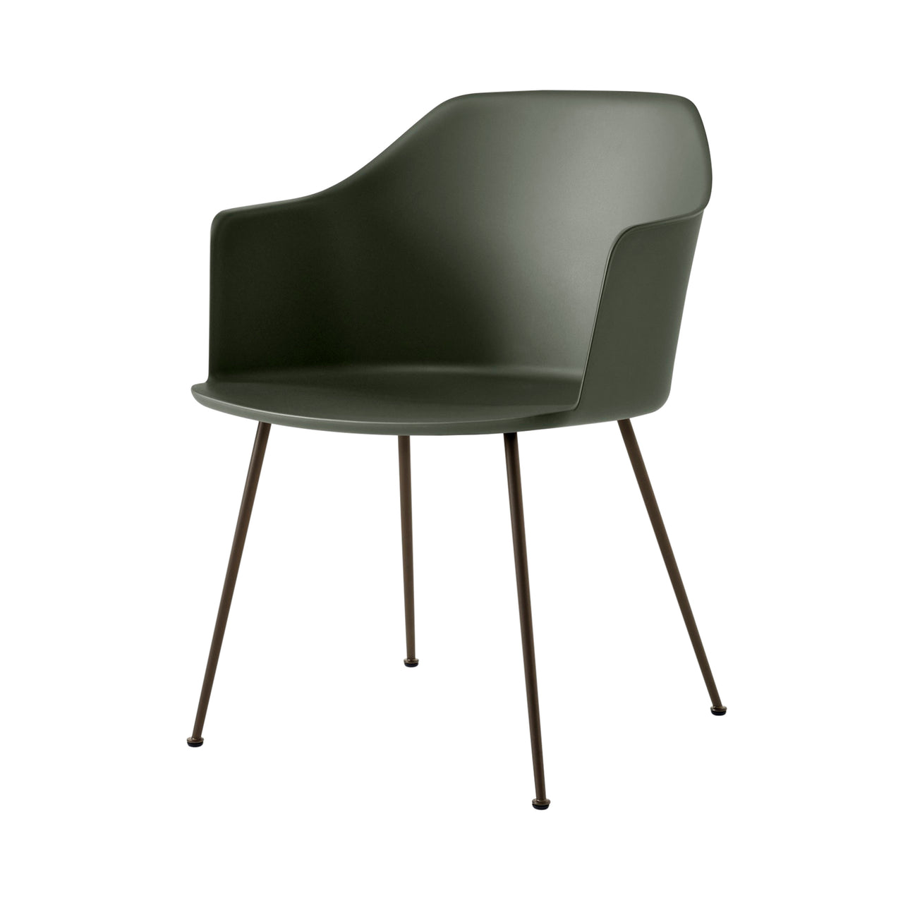Rely Armchair: HW33 + Bronze Green + Bronzed