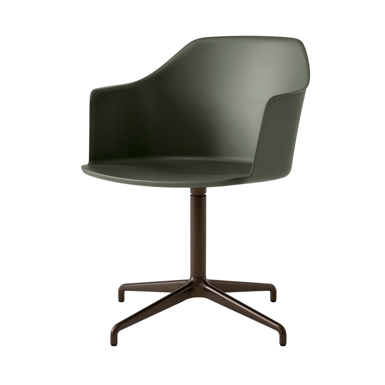 Rely Armchair: HW38 + Bronze Green + Bronzed