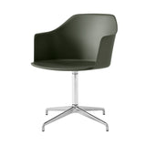 Rely Armchair: HW38 + Bronze Green + Polished Aluminum
