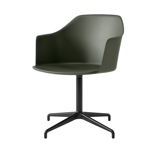 Rely Armchair: HW43 + Bronze Green + Black