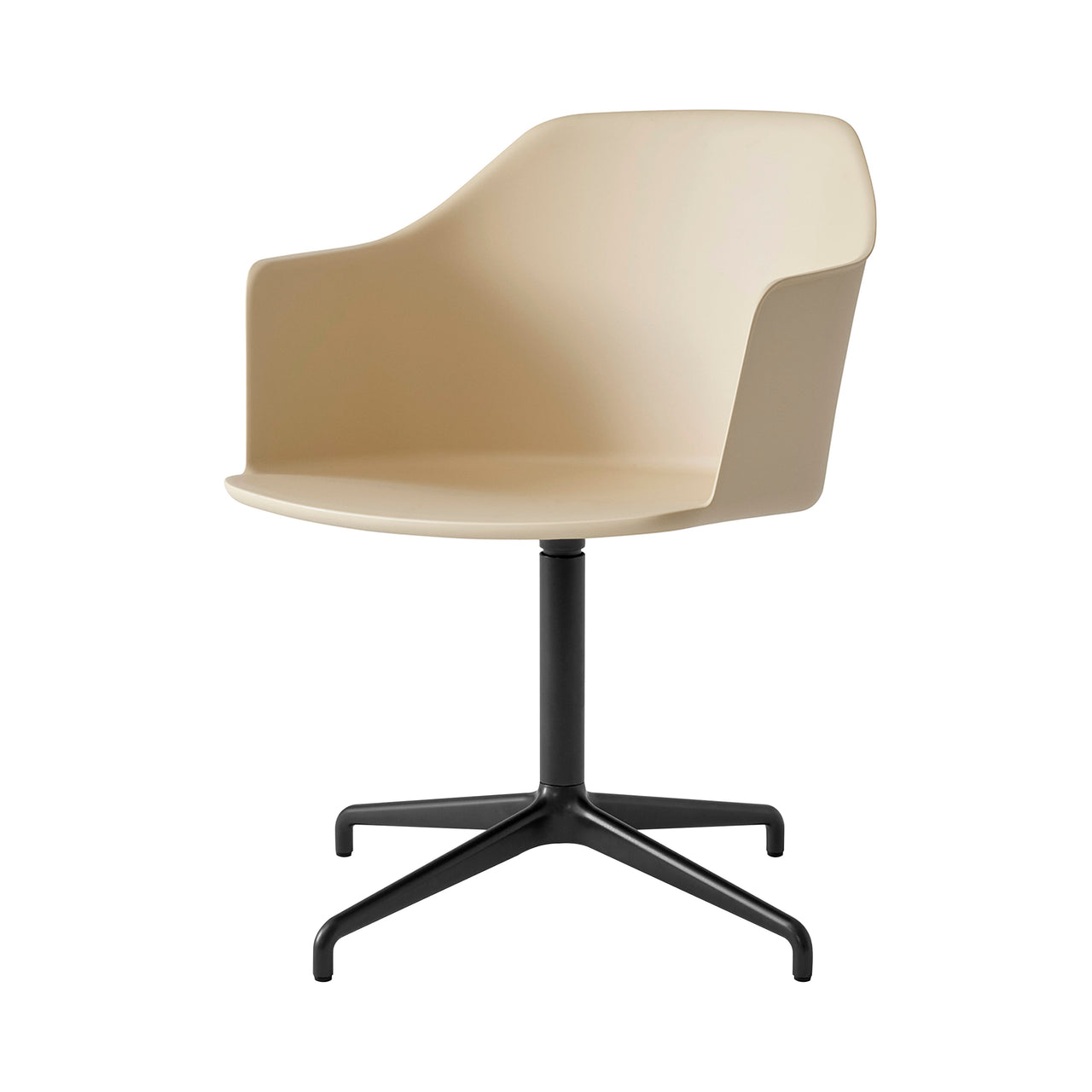 Rely Armchair: HW43 + Beige Sand + Black
