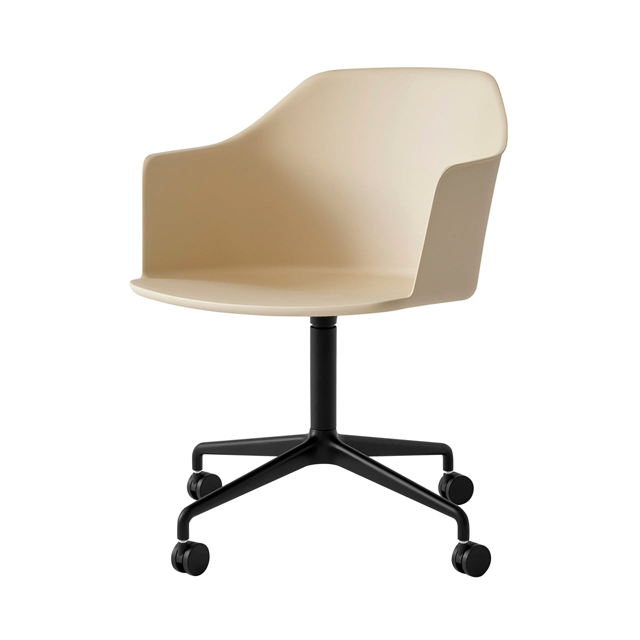Rely Armchair: HW48 + Beige Sand + Black
