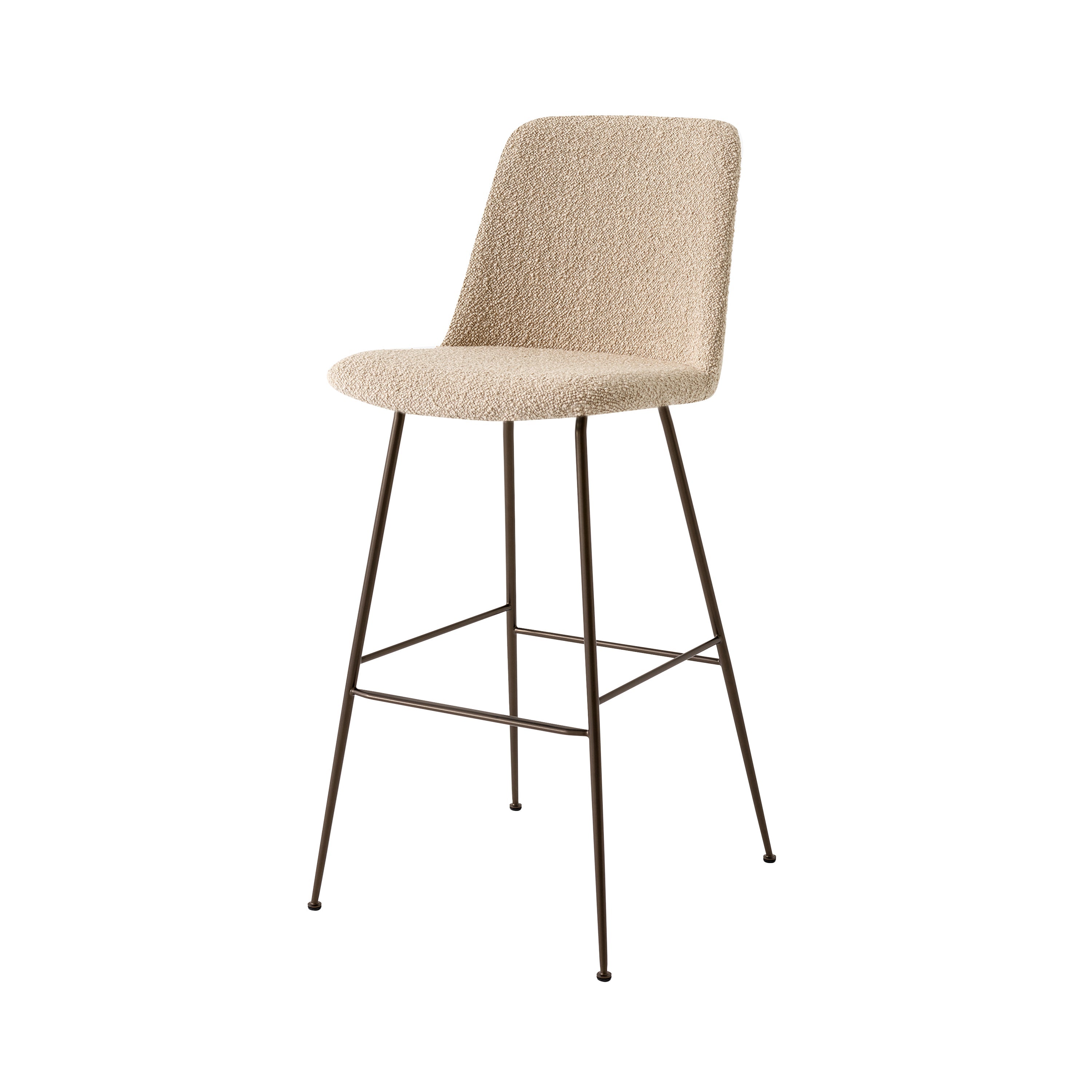 Rely Bar + Counter High Backrest Chair: HW98 + HW93 + Bar (HW98) + Bronzed