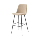 Rely Bar + Counter High Backrest Chair: HW98 + HW93 + Bar (HW98) + Black