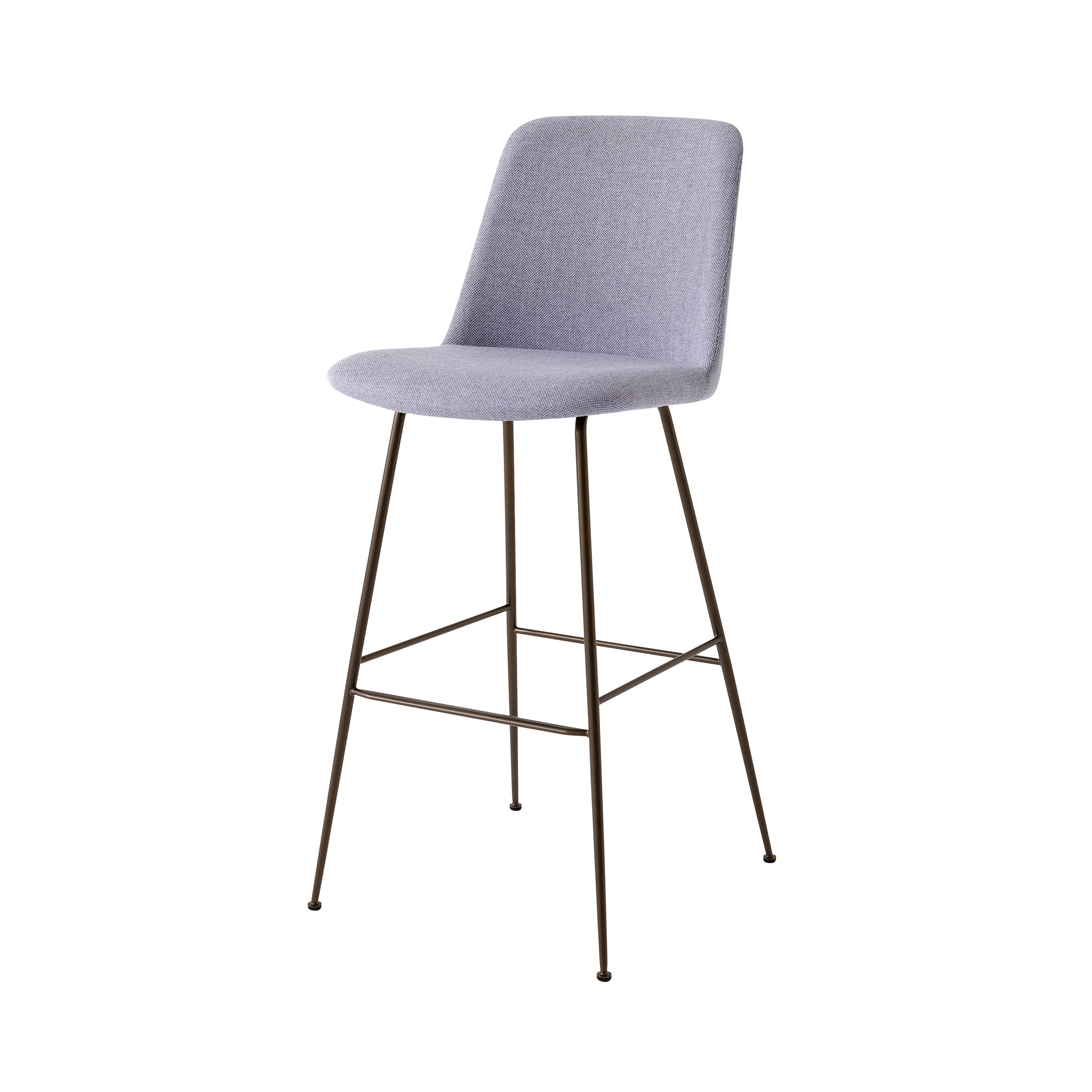 Rely Bar + Counter High Backrest Chair: HW98 + HW93 + Bar (HW98) + Bronzed