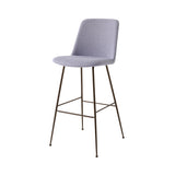 Rely Bar + Counter High Backrest Chair: HW98 + HW93 + Bar (HW98) + Bronzed
