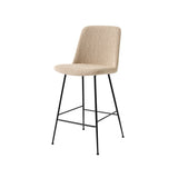Rely Bar + Counter High Backrest Chair: HW98 + HW93 + Counter (HW93) + Black