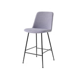 Rely Bar + Counter High Backrest Chair: HW98 + HW93 + Counter (HW93) + Black