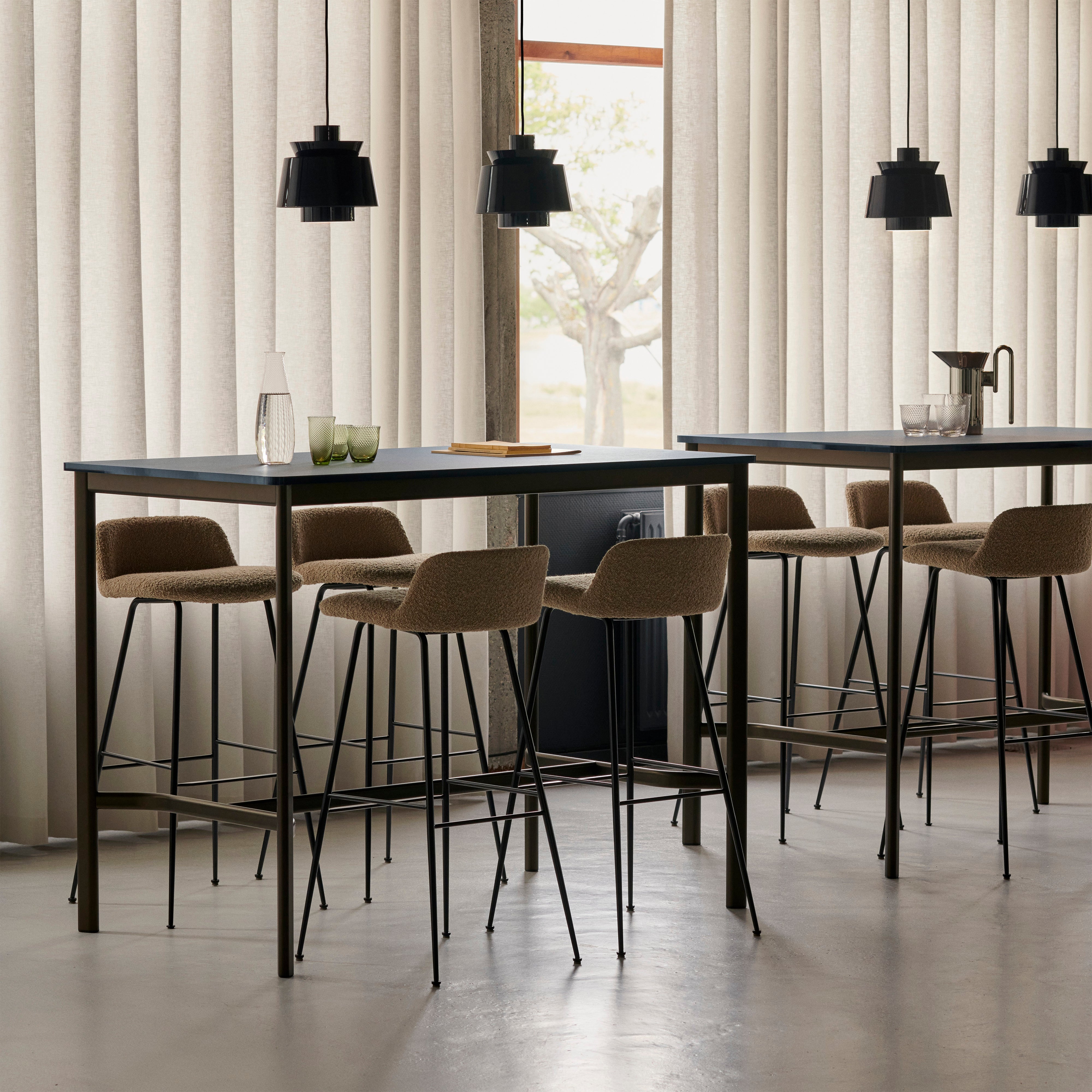 Rely Bar + Counter Stool: HW88 + HW83 + LS