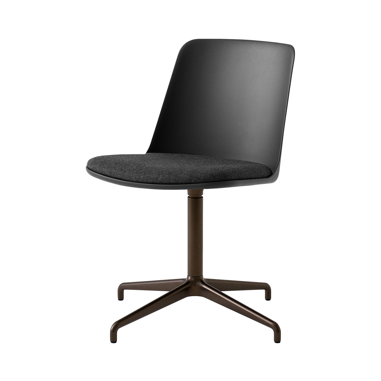 Rely Chair: HW12 + Stone Grey + Bronzed