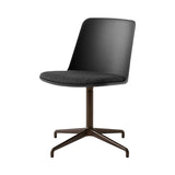 Rely Chair: HW12 + Stone Grey + Bronzed