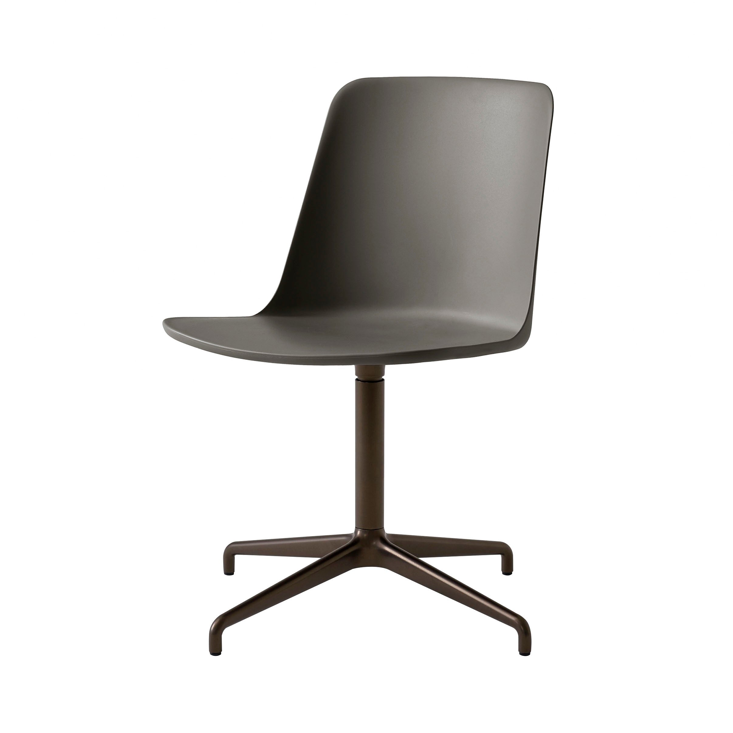 Rely Chair: HW16 + Stone Grey + Bronzed