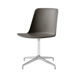 Rely Chair: HW16 + Stone Grey + Polished Aluminum