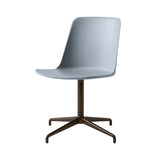 Rely Chair: HW16 + Light Blue + Bronzed