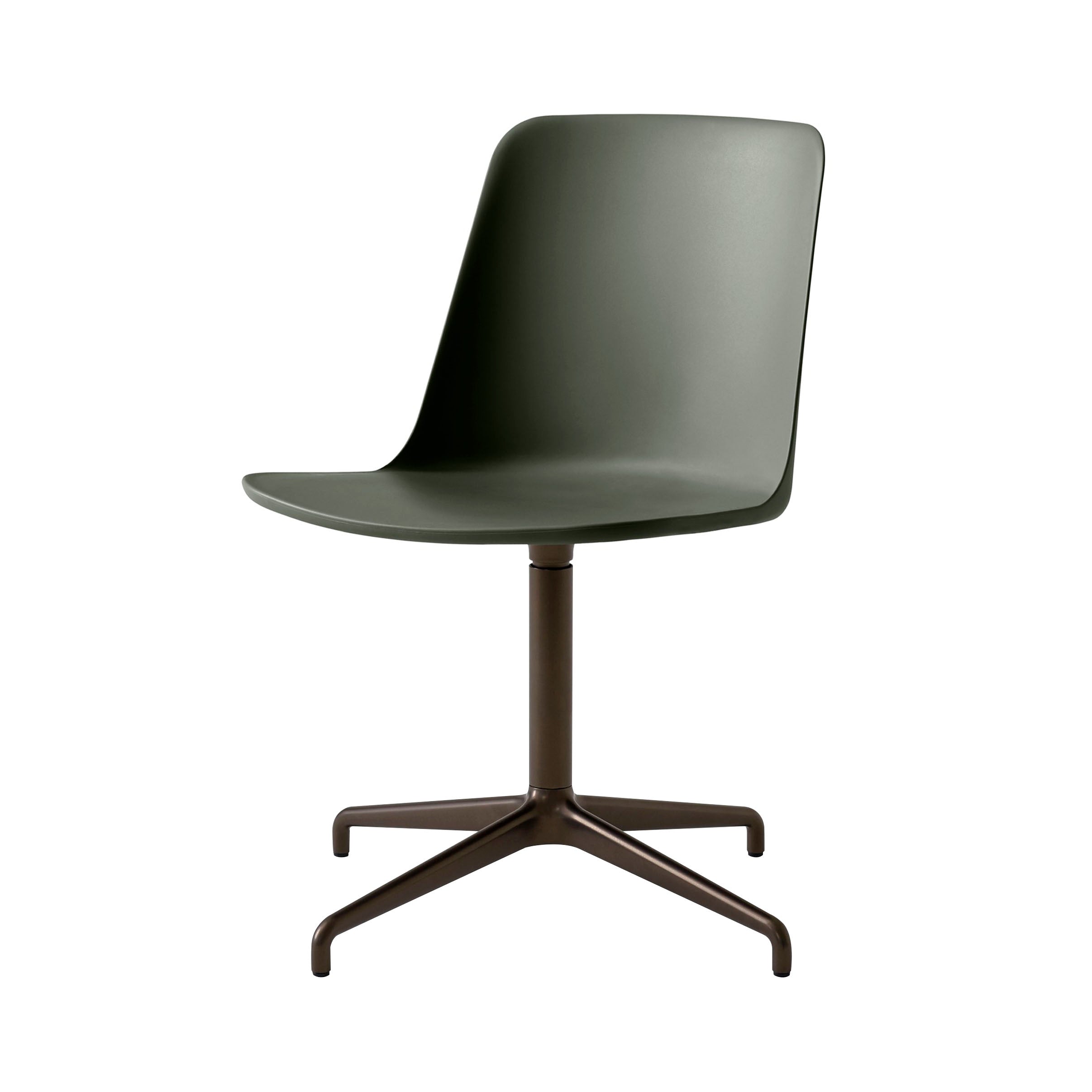 Rely Chair: HW16 + Bronze Green + Bronzed