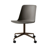 Rely Chair: HW21 + Stone Grey + Bronzed