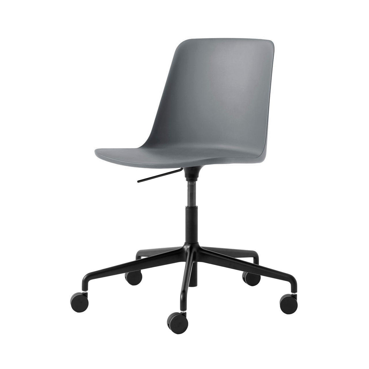 Rely Chair: HW28 + Stone Grey + Black