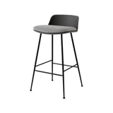 Rely Counter Stool: HW82 + Stone Grey + Black
