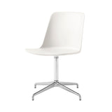 Rely Chair HW16: White + Polished Aluminum