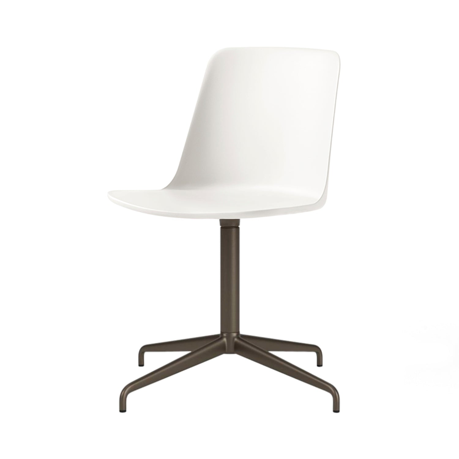 Rely Chair HW11: White + Bronzed