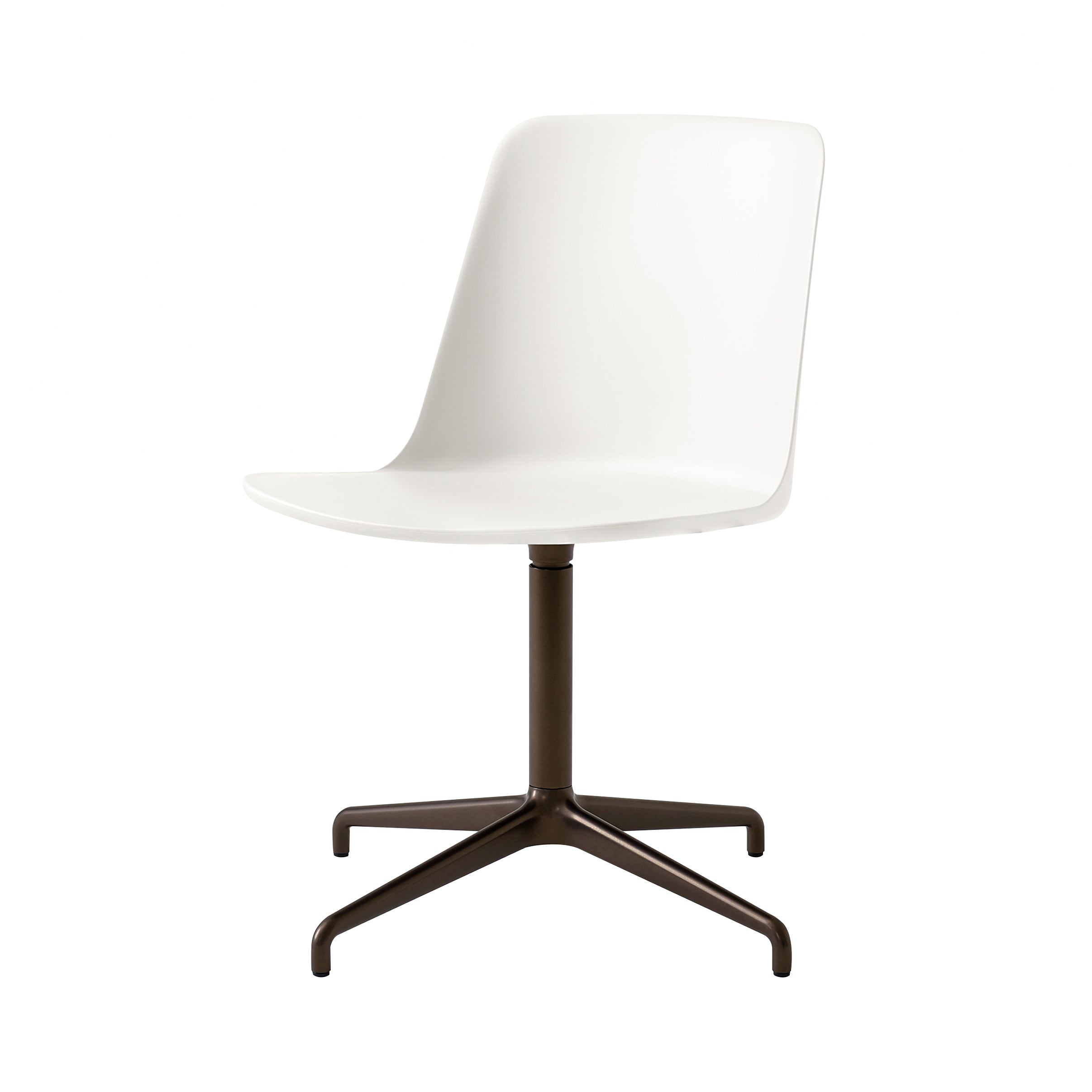 Rely Chair HW16: White + Bronzed