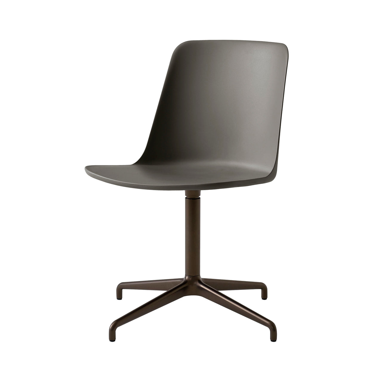 Rely Chair HW16: Stone Grey + Bronzed
