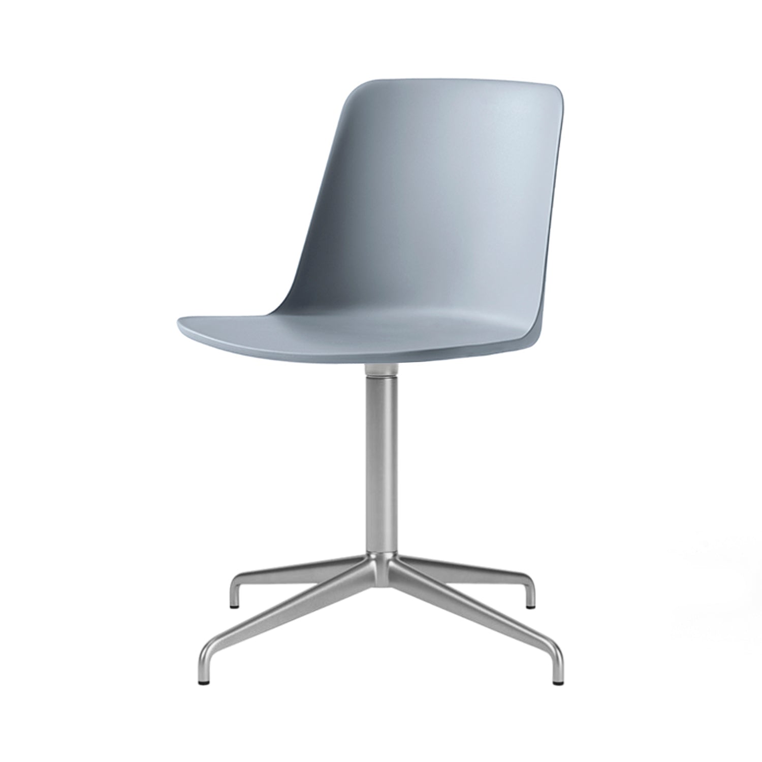 Rely Chair HW11: Light Blue + Polished Aluminum