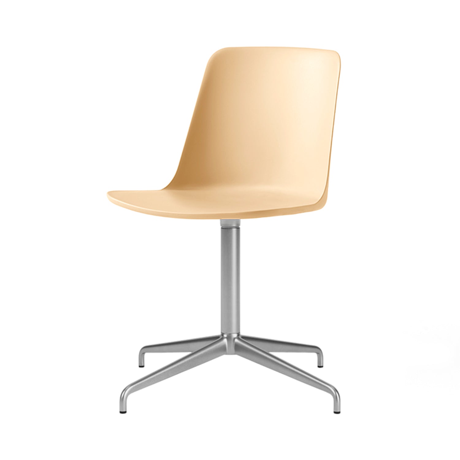 Rely Chair HW11: Beige Sand + Polished Aluminum