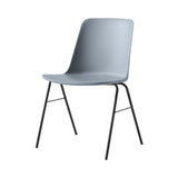 Rely Stacking Chair HW26: Light Blue + Black