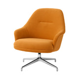 Rely Highback Lounge Chair: HW139 + Polished Aluminum