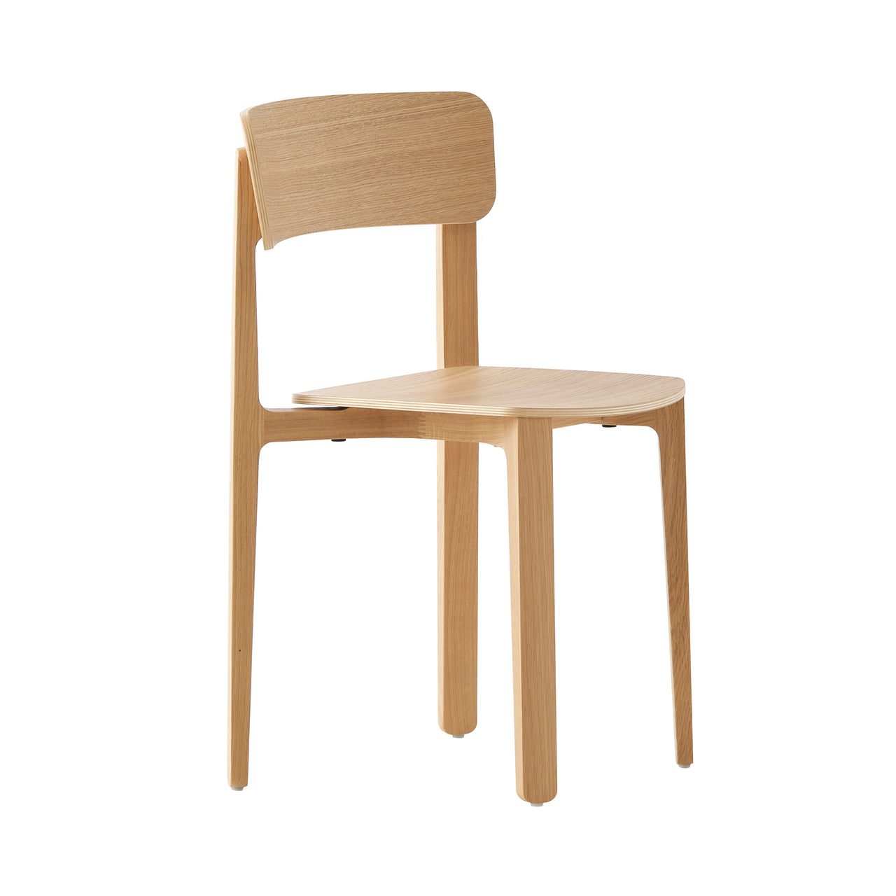 Radio Stacking Chair: Natural