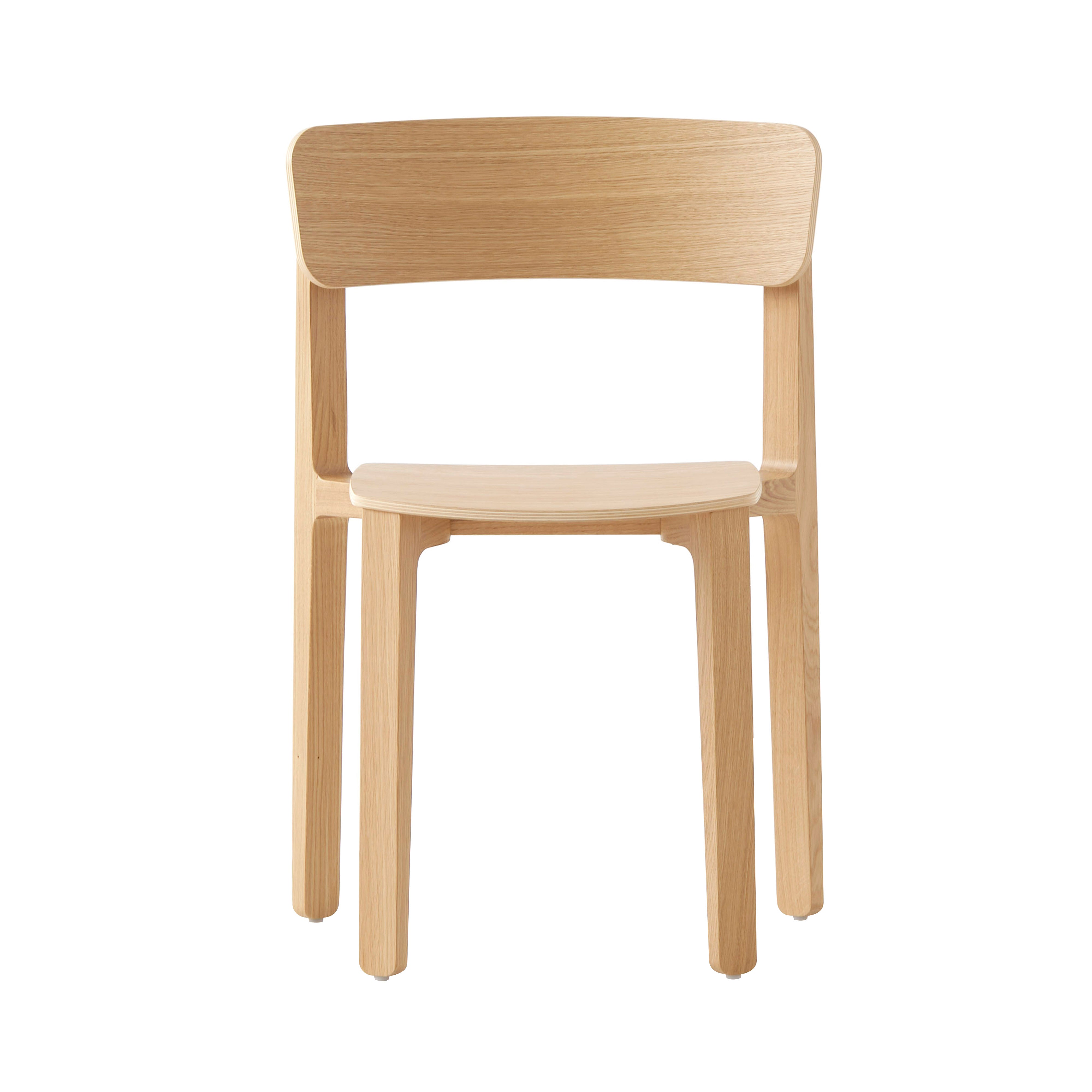 Radio Stacking Chair: Natural