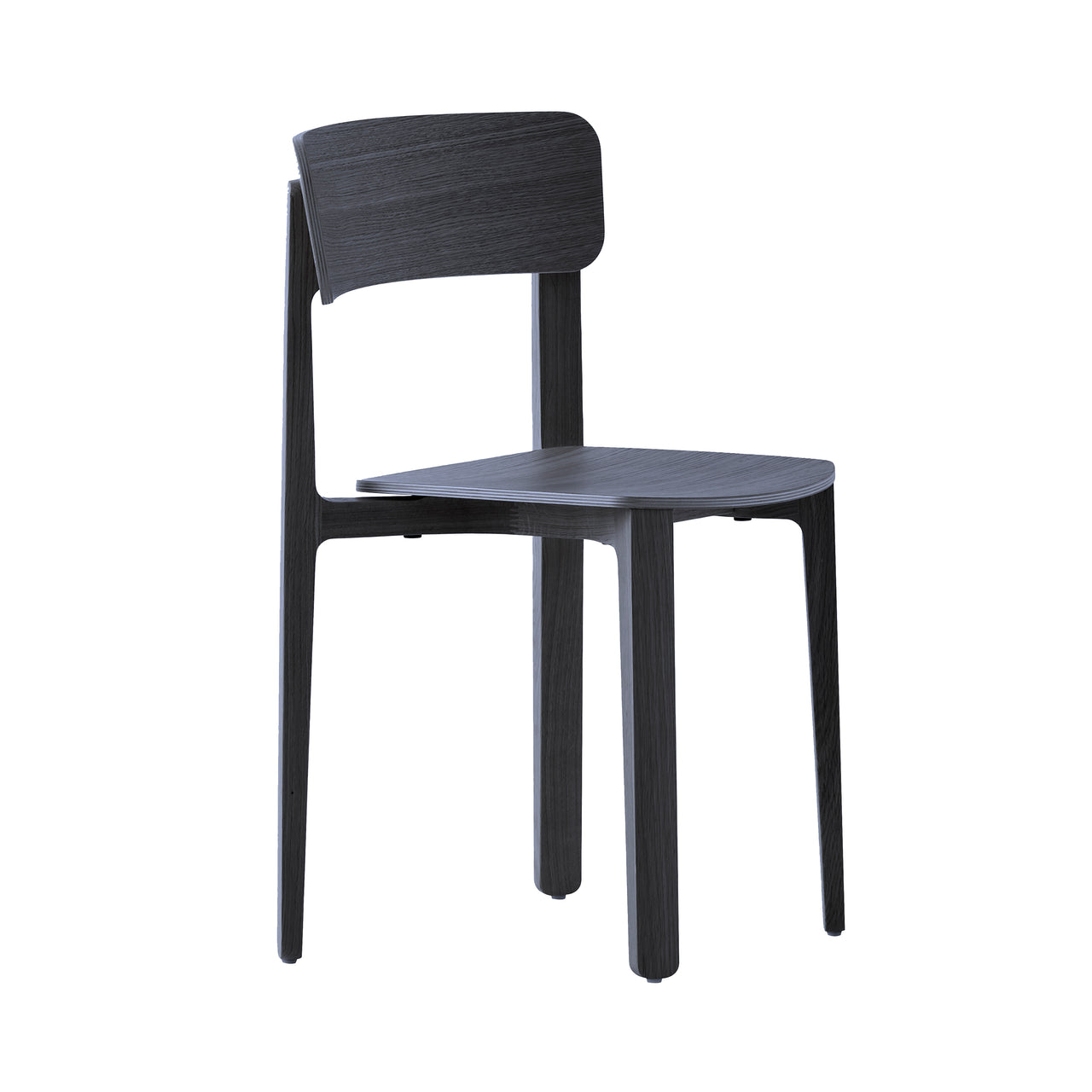 Radio Stacking Chair: Black