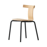 Jiro Dining Chair: Natural Oak + Black