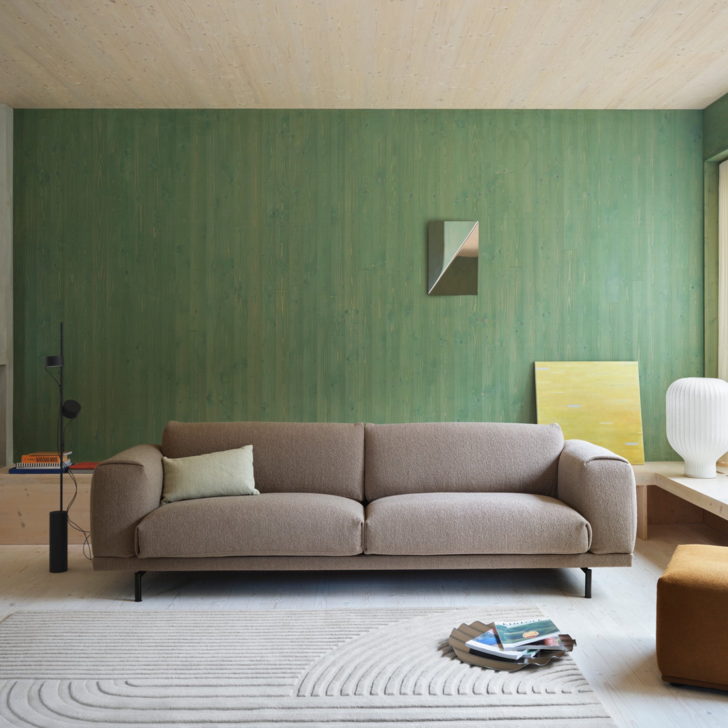 Rest 3 Seater Sofa: Metal Base