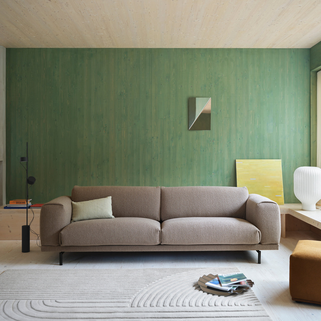 Rest 3 Seater Sofa: Metal Base