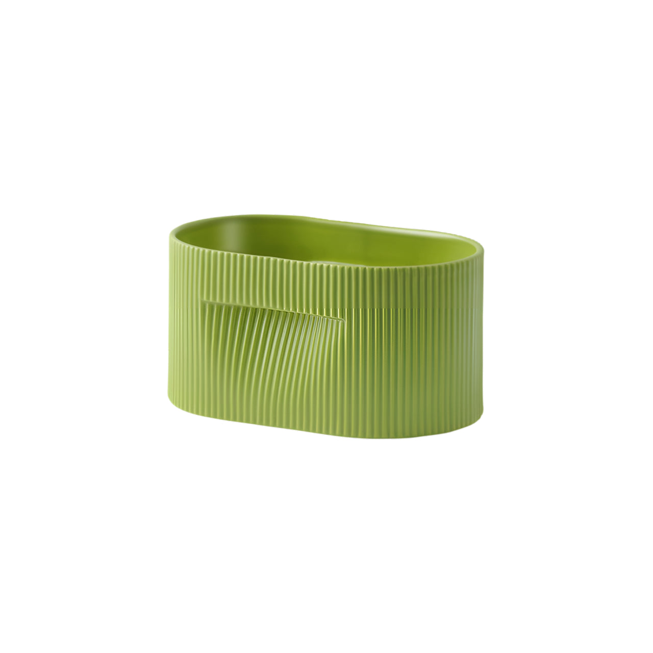 Ridge Planter: Low + Moss Green