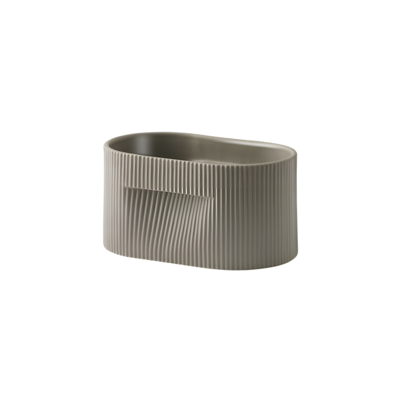 Ridge Planter: Low + Taupe