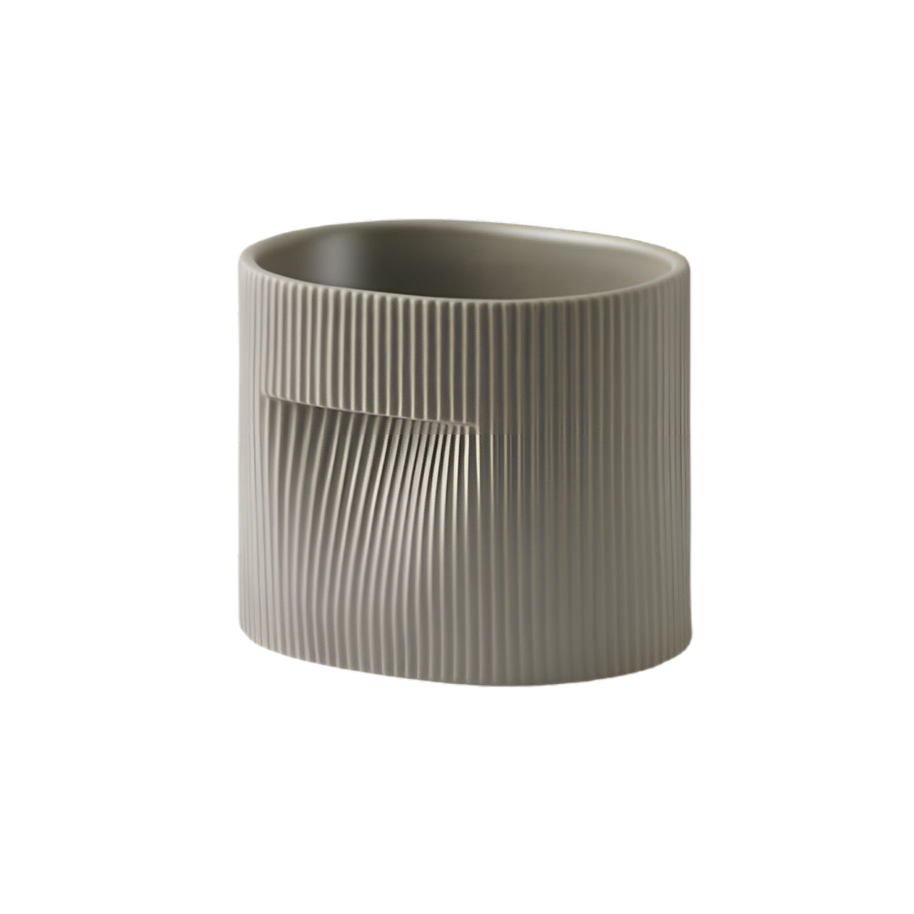 Ridge Planter: Medium + Taupe