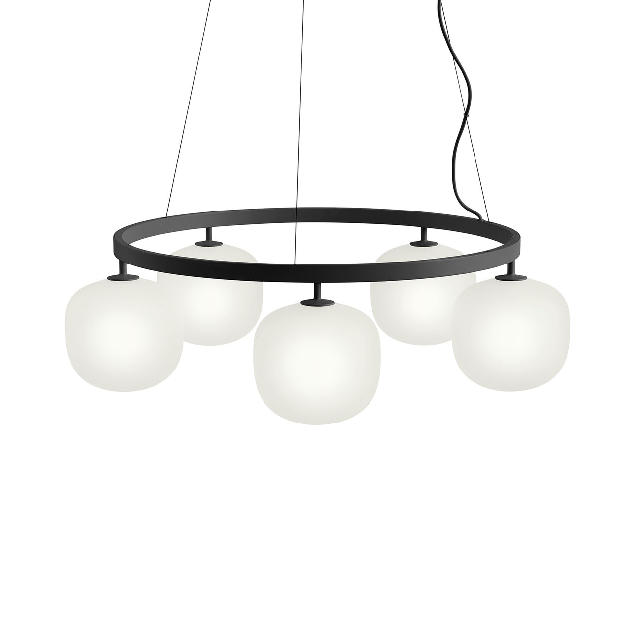 Rime Chandelier: Black