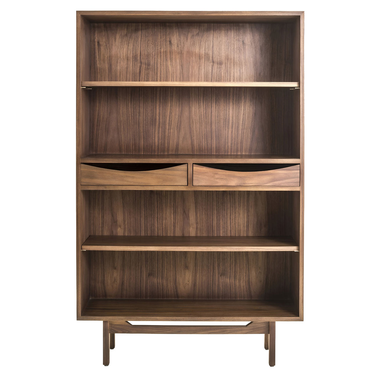 Risom Shelves: Natural Walnut