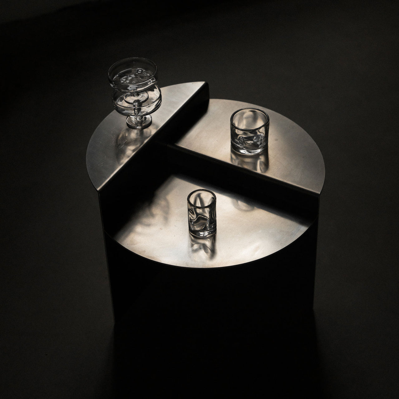 Rivet Side Table: LS