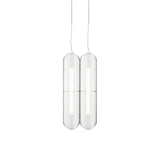 Vale System Pendant Light: Vertical + Side-to-Side + Vale 2 + Rust