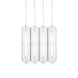 Vale System Pendant Light: Vertical + Side-to-Side + Vale 4 + Rust