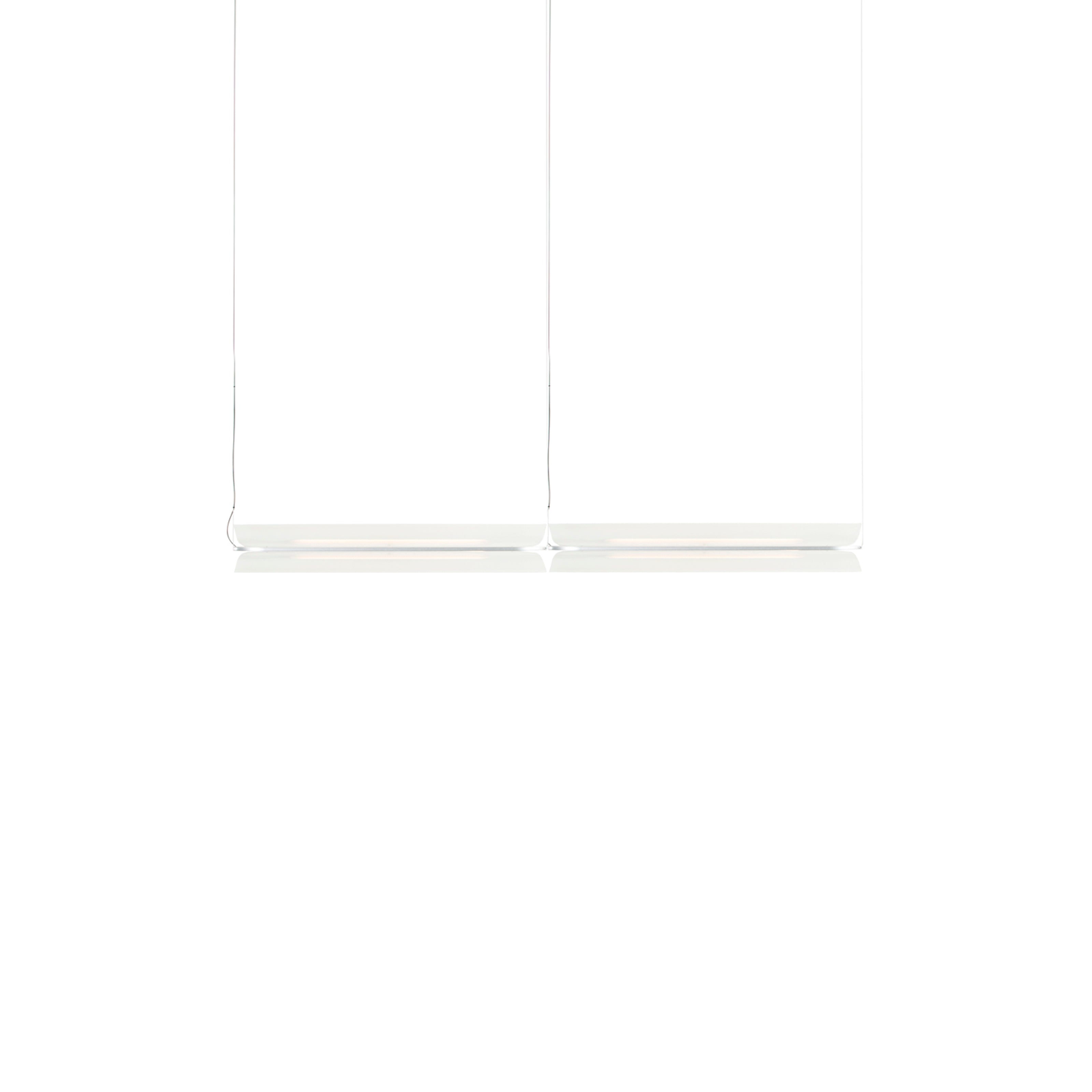 Vale System X-Axis Pendant Light: Horizontal + End-to-End + Vale 2 + Silica