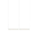 Vale System X-Axis Pendant Light: Horizontal + End-to-End + Vale 2 + Silica