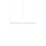 Vale System X-Axis Pendant Light: Horizontal + End-to-End + Vale 2 + Silica