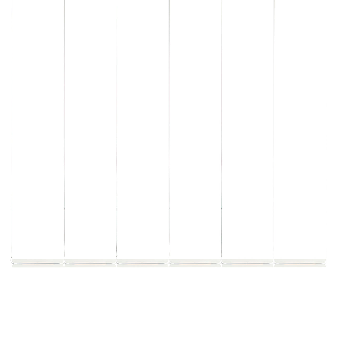 Vale System X-Axis Pendant Light: Horizontal + End-to-End + Vale 6 + Silica